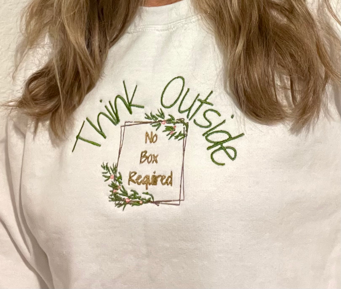 Think Outside. No Box Required Crew Neck